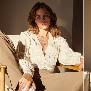 NWOT Wilfred Plunge Front Cardigan